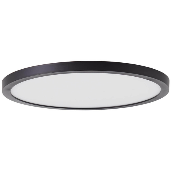 Plafon okrągły do salonu Tuco HK19148S76 LED 21W 3000K biały czarny
