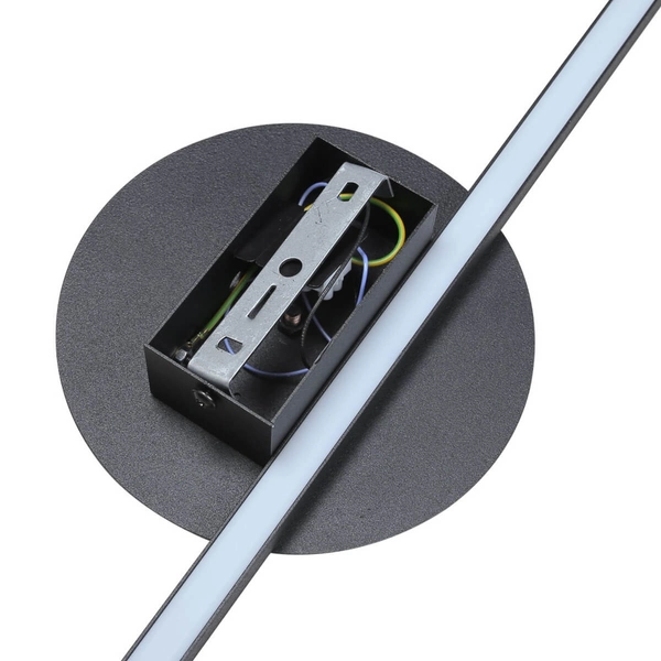 Kinkiet ścienny do przedpokoju Java 1439 LED 22W 3000K podłużny czarny