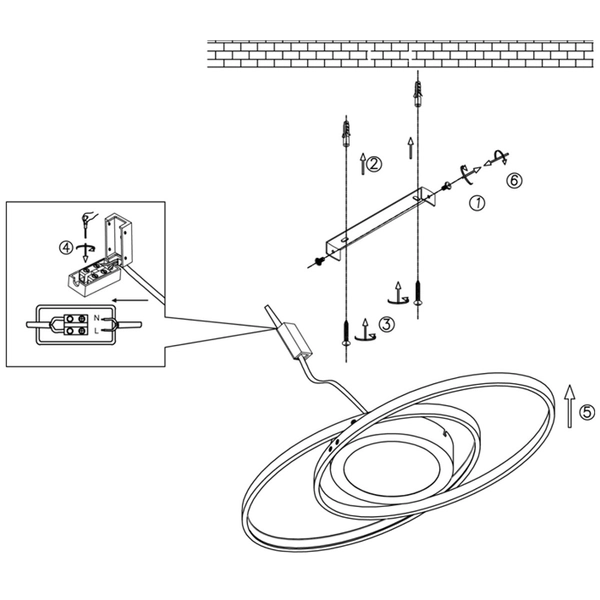 Srebrna lampa sufitowa Galaxy LED 27W 3000K nowoczesna nad łóżko