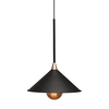 Lampa wisząca metalowa Merto 5065 Shilo trójkątne abażur czarny