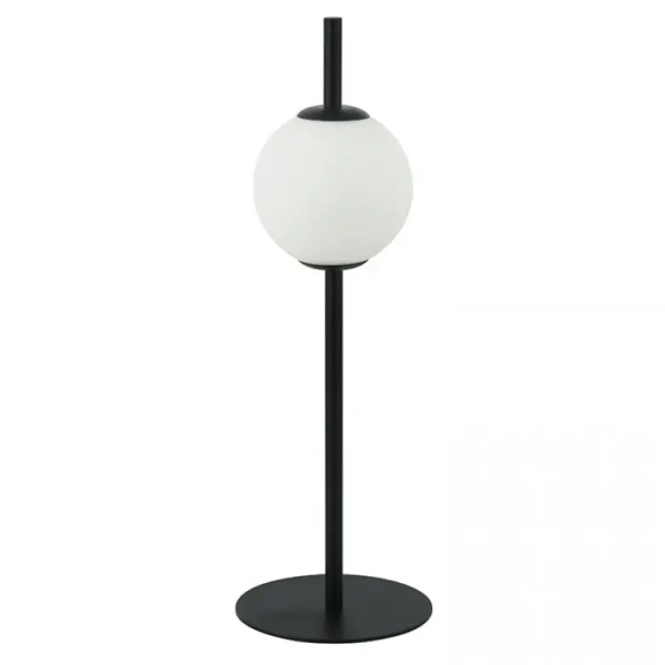 Stołowa lampa nocna 20134 LED 6W 3000K szklan biała czarny