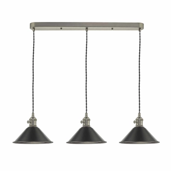 Kuchenna lampa wisząca Hadano HAD3661-02 Dar Lighting chrom cyna czarna