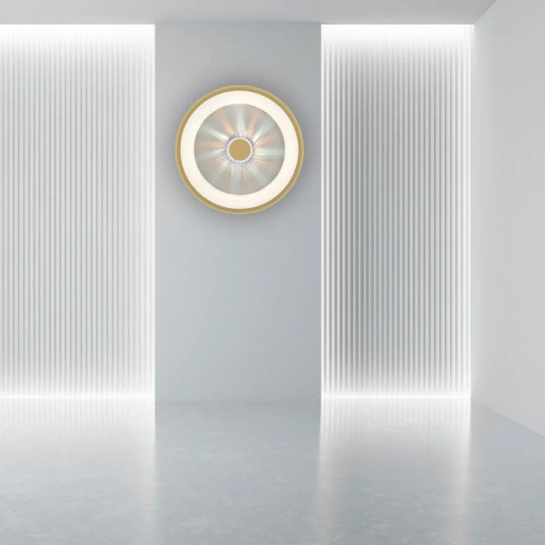 Lampa sufitowa na pilot VERTIGO mosiądz 14384-60 1xLED 29W 2700-5000K okrągła