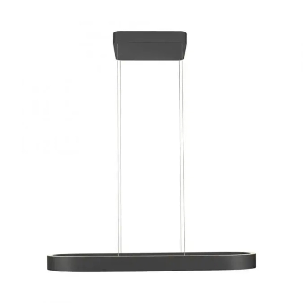 Lampa wisząca opuszczana góra-dół Q-STRETTO czarna 2688-18 2x76W 2200-5000K CCT