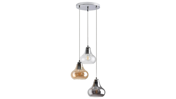 Wisząca LAMPA loft JEZABEL 7977 Rabalux szklana OPRAWA kaskada ZWIS kulisty multikolor