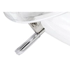Obrotowy fotel stojący Bubble Stand JH-200-2.BLACKPUW do pokoju chrom czarny