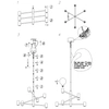 LAMPA wisząca CAPITAL 106418 Markslojd metalowa OPRAWA industrialna ZWIS 6-punktowy żarówki bulbs sticks złoty