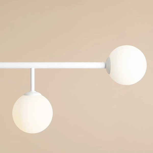Lampa sufitowa molekuły Dione 1092PL_L Aldex do kuchni kulki biała