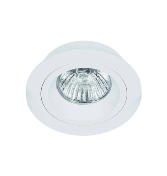 Oczko LAMPA sufitowa Foro Bianco Orlicki Design metalowa OPRAWA okrągły wpust do zabudowy biały