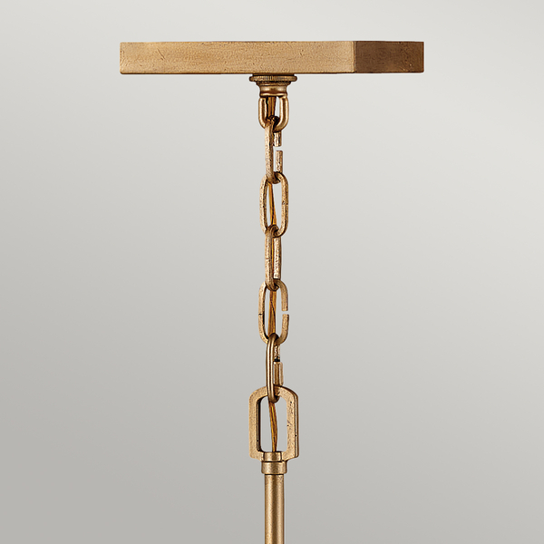 Lampa kryształowa wisząca QN-STINSON-4P-M-DBR mosiądz