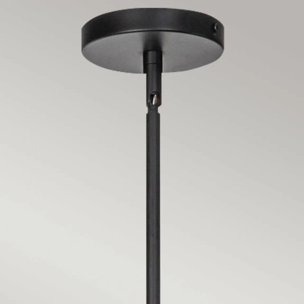 Designerska wisząca lampa Daphne ALM-DAPHNE6-MB nad stół czarny