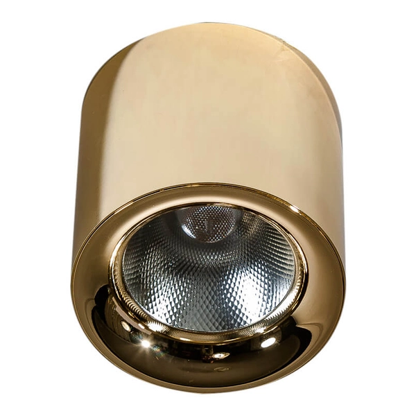 Natynkowa lampa sufitowa Mane AZ4154 LED 20W okrągła do jadalni złota