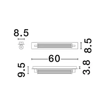 Naścienna lampa łazienkowa FELORNA LE45688 LED 13W 3000K IP44 złota