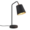 Abażurowa lampka nocna Buddy R51721032 do sypialni czarna