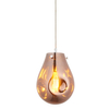 Designerska lampa wisząca L&-199516 Light& szklana gruszka miedziana