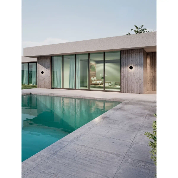 Kinkiet ścienny ogrodowy LONTANO LE75203 LED 11W 3000K IP65 antracyt