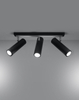 Spot LAMPA sufitowa Direzione SL.0501 reflektorowa OPRAWA listwa regulowane tuby czarne