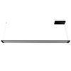 Minimalistyczna lampa wisząca Flash LED 54W 3000k czarna listwa