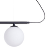 Szklana lampa wisząca BERYL 1006E_1 Aldex kule nowoczesne do jadalni białe