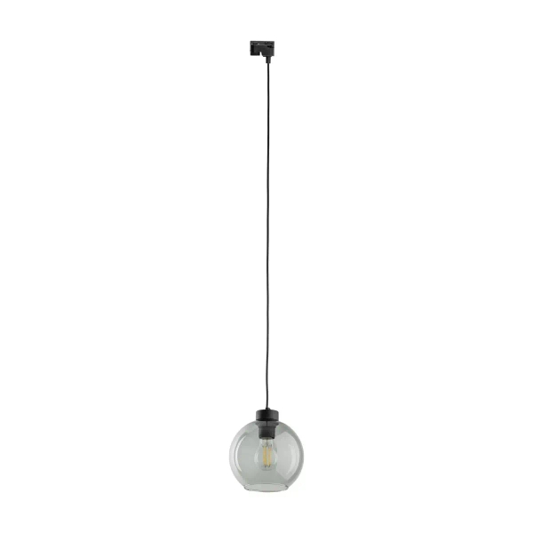 1-obwodowa lampa wisząca TRACER CUBUS 10666 stożkowa czarny grafit