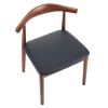 Krzesło drewniane Classy MH-003CH-W Moose Home do jadalni orzechowe