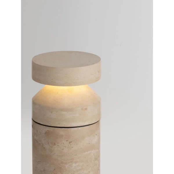 Designerski słupek zewnętrzny REVARIO LE75113 LED 21W 3000K IP65 beżowa