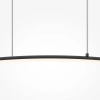 Łukowa lampa wisząca liniowa Curve MOD243PL-L18BK LED 15W 3000-4000K czarna