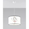 Lampa wisząca Princess SL.1415 Sollux do pokoju dziecięcego wielokolorowa