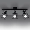 Lampa przysufitowa Beluci SL.1116 Sollux druciana reflektorki czarne