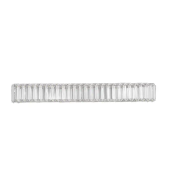 Ścienna lampa kryształowa BAUTA LE42920 do sypialni LED 19W 3500K srebrna