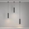 Wisząca lampa podłużna Calipso P106PL-01-GU10-B do salonu czarny