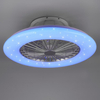 Wentylator sufitowy STRALSUND R62522987 RL Light LED 30W 3000-6500K RGB plafon okrągły srebrny