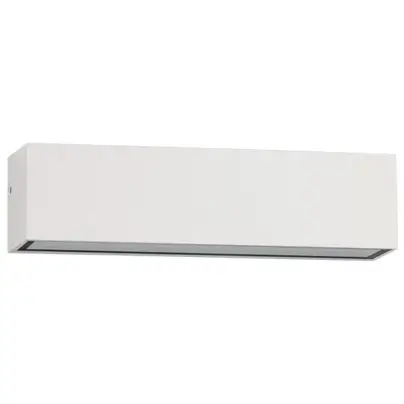 Matowy ścienny kinkiet RAVEZCO LE75200 LED 8W 3000K IP65 biała