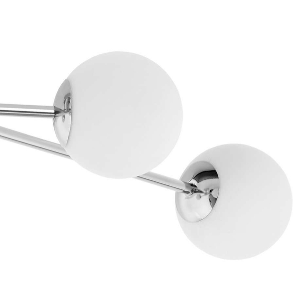 Loftowa LAMPA sufitowa ASTRA 10774603 Kaspa modernistyczna OPRAWA szklane kule balls chrom białe