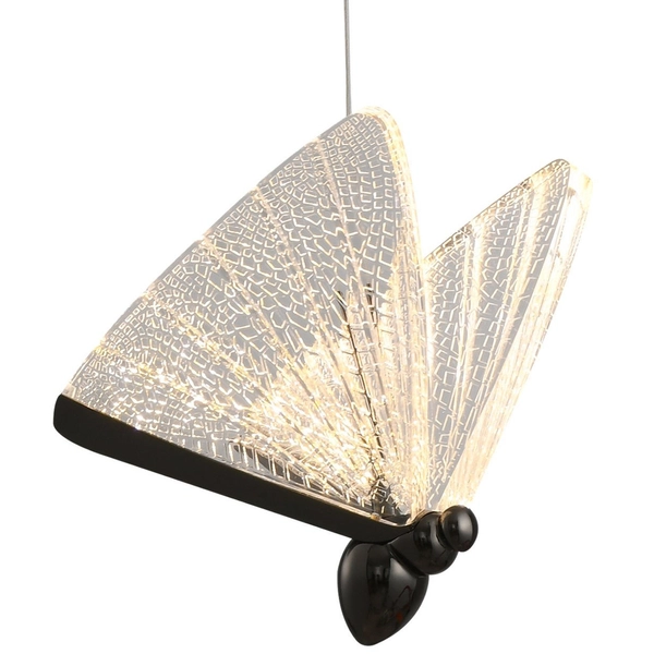 Ledowa lampa wisząca Bee MP0090-5 black Step 20W 3000K pszczoły czarna