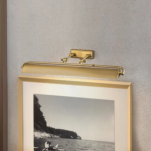 Podłużny kinkiet nad lustro Winchfield WINCHFIELD-PLL-AB mosiądz