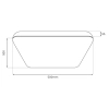 Sufitowy plafon do przedpokoju Nemo ML1836 LED 36W 4000K czarny