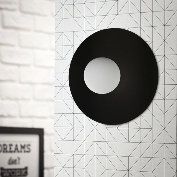 Sufitowa lampa okrągła Zon 76210/06 kula szklana czarna