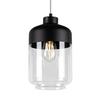 Skandynawska lampa wisząca AMARETTO 15790104 szklana przezroczysty czarny