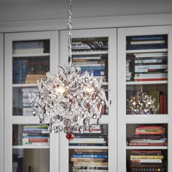LAMPA wisząca HIDDEN GEM 107415 Markslojd kryształowa OPRAWA zwis glamour crystal przezroczysty przydymiony