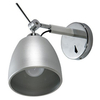 Metalowa lampa ścienna Zyta AZ2490 Azzardo do przedpokoju aluminium
