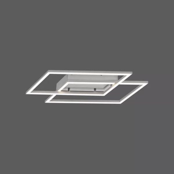 Sufitowa lampa Inigo kwadratowe ramki LED 24W 3000K aluminium