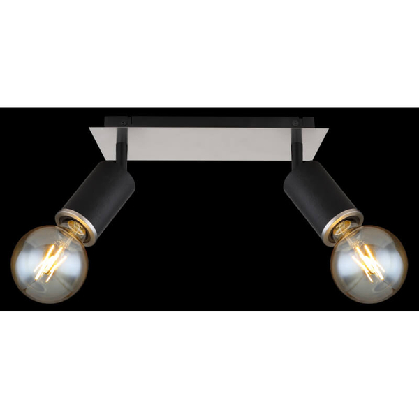 Spot lampa sufitowa Joseba 54032-2B 2-punktowa czarna
