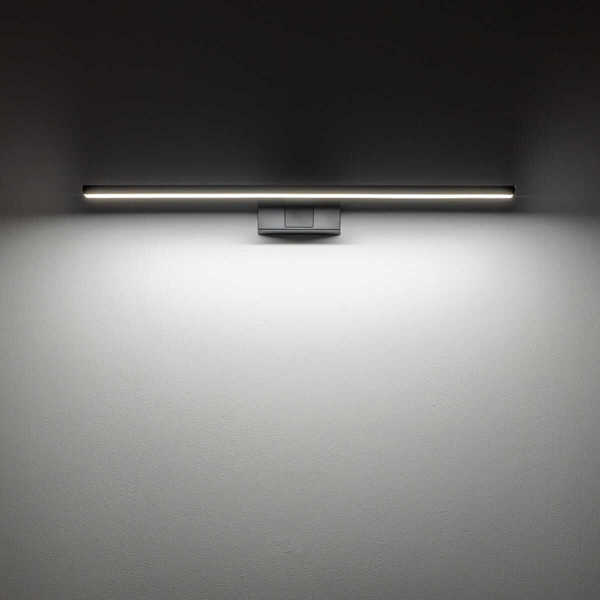 Łazienkowy ścienny kinkiet Cezanne 10677 LED 12W 4000K IP44 podłużny czarny