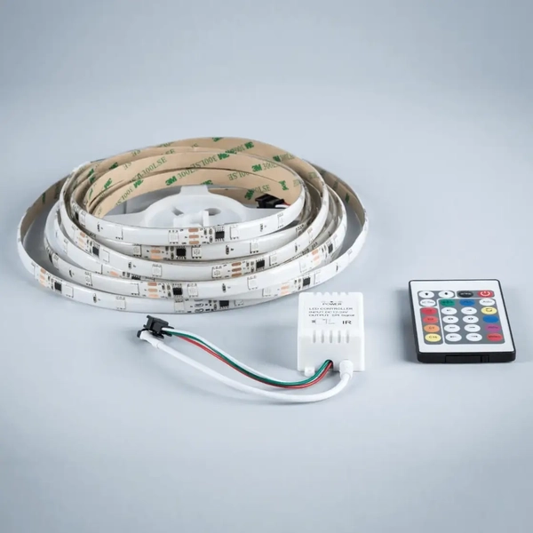 Ledowa taśma z pilotem TL507RGB-IC Greenie 36W IP65 RGB biały