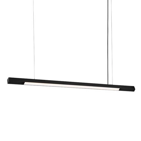 LAMPA wisząca HAKODA 8656 Shilo metalowa OPRAWA zwis LED 16W 4000K listwa czarna