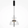 Zwieszana lampa Bangkok MOD185PL-L6B3K2 LED 12W 3000K czarny przezroczysty