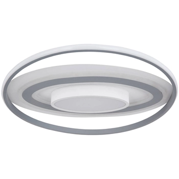 Plafon LAMPA sufitowa LEOLA 48016-60 Globo okrągła OPRAWA metalowa LED 60W 3000K - 6000K z pilotem biała