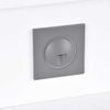 Schodowa LAMPA wpuszczana Q3 LED 313690 Polux kwadratowa OPRAWA podtynkowa LED 3W 4000K metalowa IP44 grafitowa