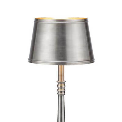 Antyczna lampa stołowa Metallo 108775 Markslojd metalowa srebrna